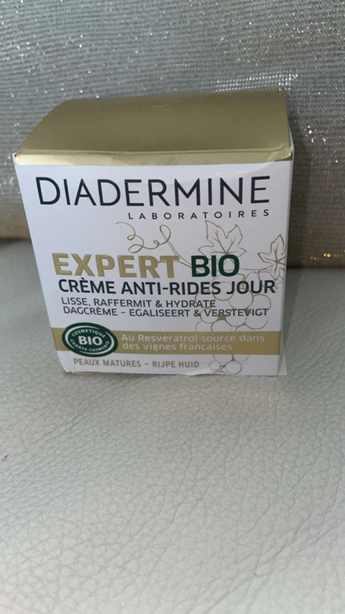 Crème anti-rides jour Diadermine Expert BIO - Neuve !