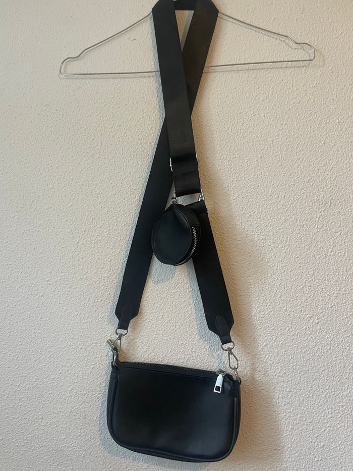 Petit sac bandoulière noir femme