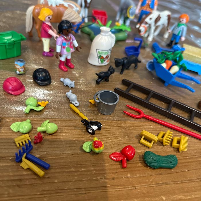 Petit lot de Playmobil chevaux et personnage - photo numéro 4