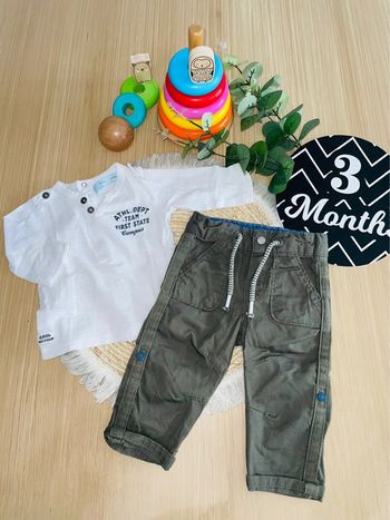 Ensemble pantalon t-shirt manches longues
