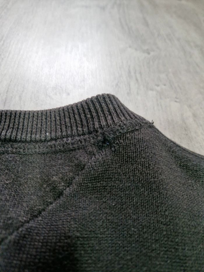 Pull Crewneck Tommy Hilfiger Noir Logo Brodé Taille M Homme - photo numéro 8