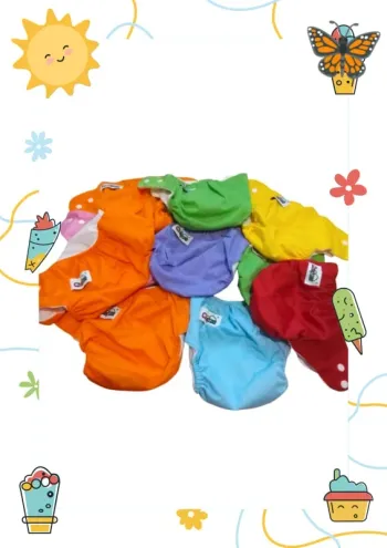 Lot de 10 couches lavables