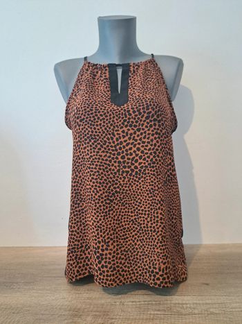 Top haut leopard camaïeu Taille 40 Tbe