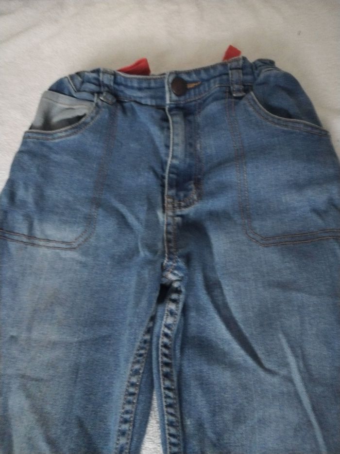 Jean garçon slim  sergent major bleu 10 ans - photo numéro 2