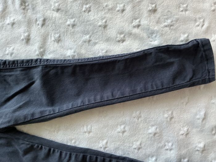 pantalon slim bleu marine taille réglable 3 ans tissaia - photo numéro 4