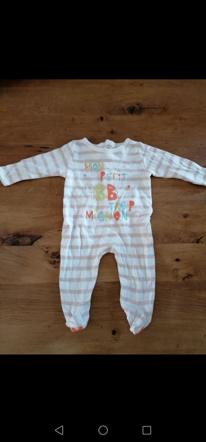 Pyjama été 3 mois