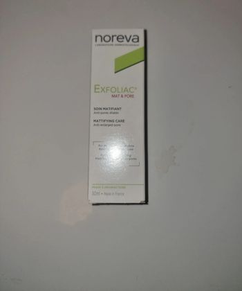 Soins matifiant Exfoliax mat et pore noreva