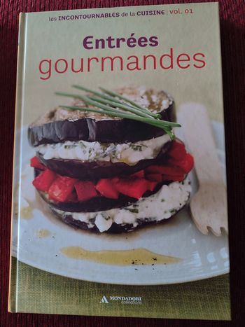 Livre de cuisine "Entrées gourmandes", les incontournables de la cuisine vol.1