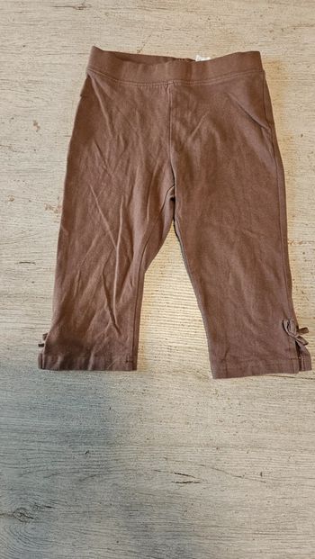 Legging brun arrivant au genou, H&M, taille 6/7 ans, jamais mis