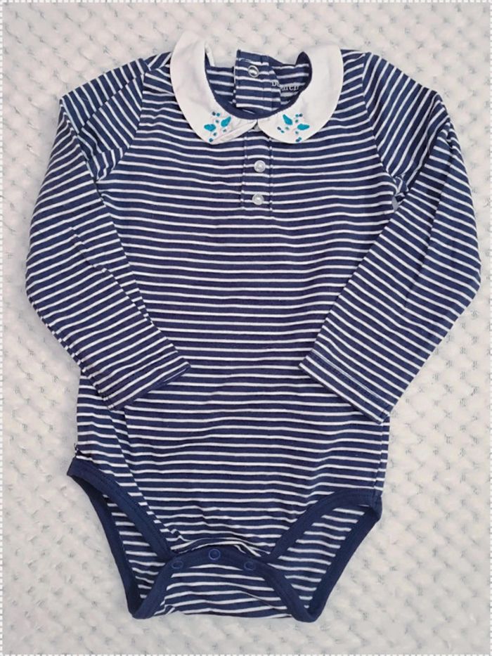 đž Body Manches Longues HabillĂ© Du Pareil Au MĂȘme â 9 mois đž