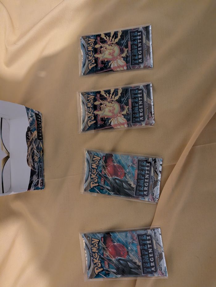 4 boosters EB12 - Tempête Argentée Pokémon