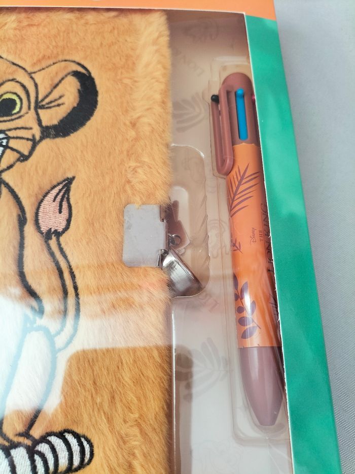 🧡 Journal intime Simba en peluche - Neuf - Disney 🧡 - photo numéro 4