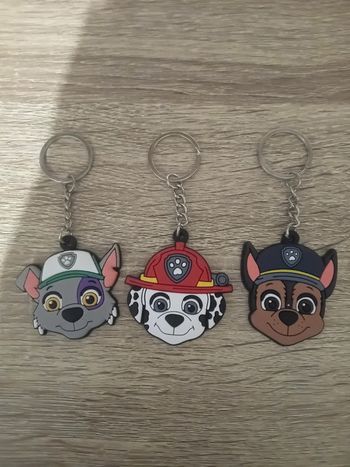 Lot de 3 porte clefs pat patrouille neufs