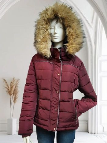Doudoune bordeaux pour femme Taille XL ou42