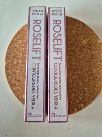 Lot de 2 sérum anti-cernes, anti-poches Rosegold roselift : contour des yeux 🌸 NEUF sous emballage