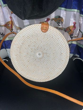 Sac à main en Rotin