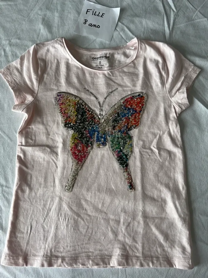 Tee shirt papillon