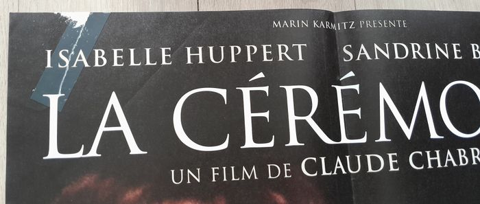 Affiche film cinéma la cérémonie isabelle huppert claude chabrol - photo numéro 2