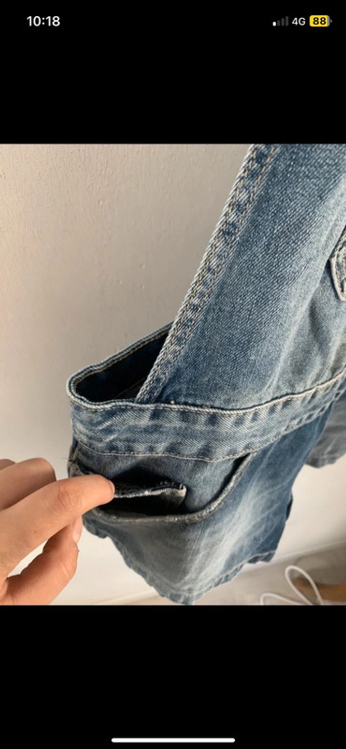 Combishort en jean Zara - photo numéro 4