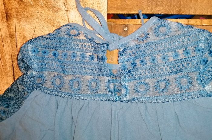 Belle robe bleue gris - photo numéro 3