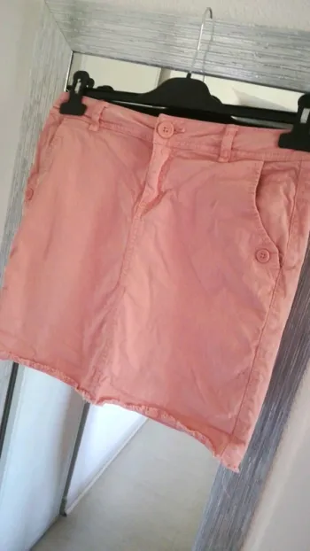 Jupe rose 36 camaïeu