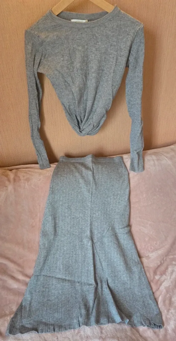 Ensemble femme jupe longue et top