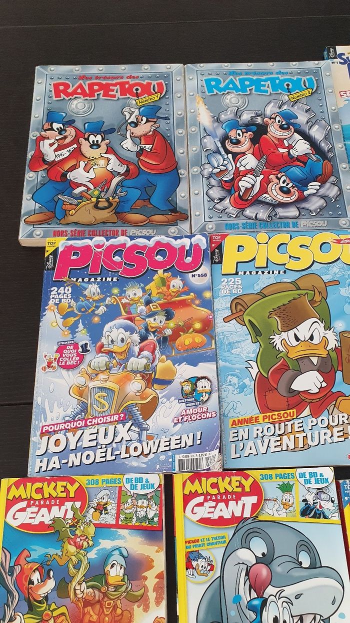 Lot de 15 Picsou, Mickey, Rapetou ... - photo numéro 3