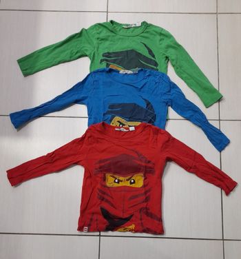 Lot de 3 t shirts ninjago 4-6 ans 
