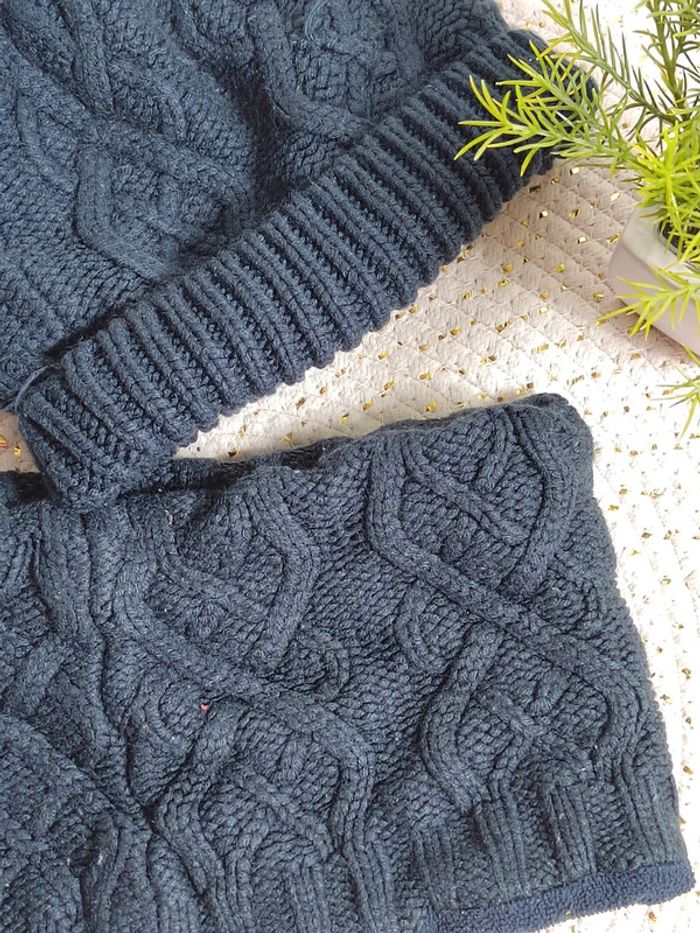 Ensemble bonnet cache cou - photo numéro 5