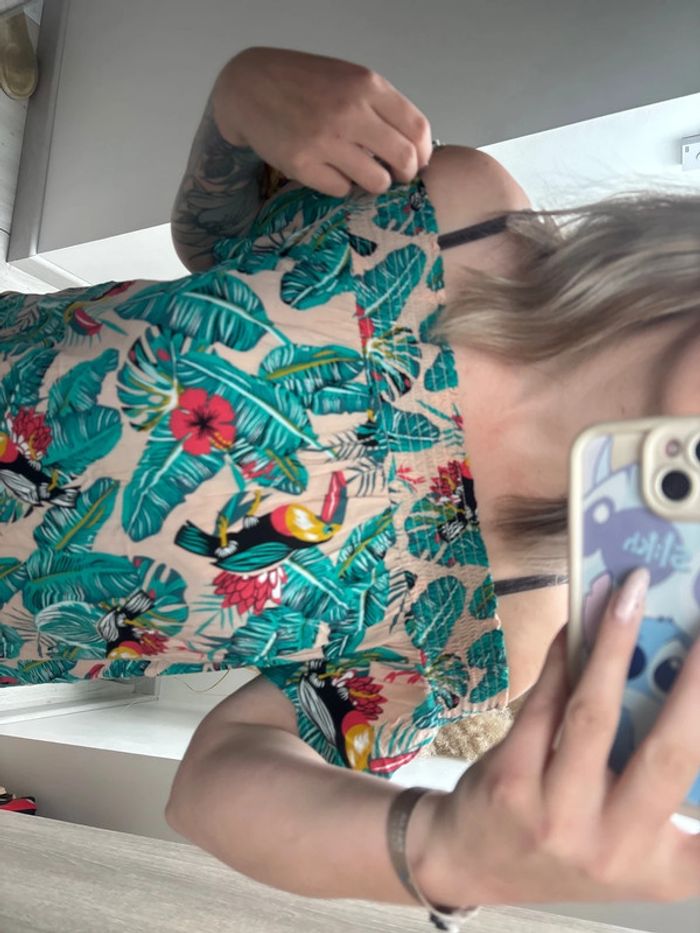 Robe d’été motif tropical - photo numéro 2