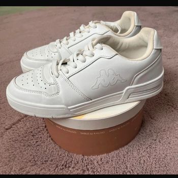 Baskets blanches kappa
