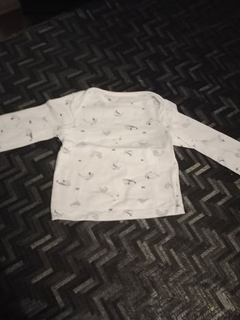 Lot 2tee shirt 6mois 