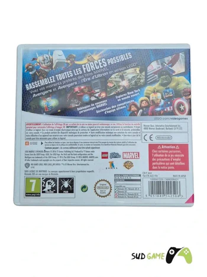 Jeu 3DS " Lego marvel avengers " - photo numéro 2
