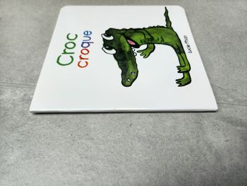 Livre enfant souple : Croc croque