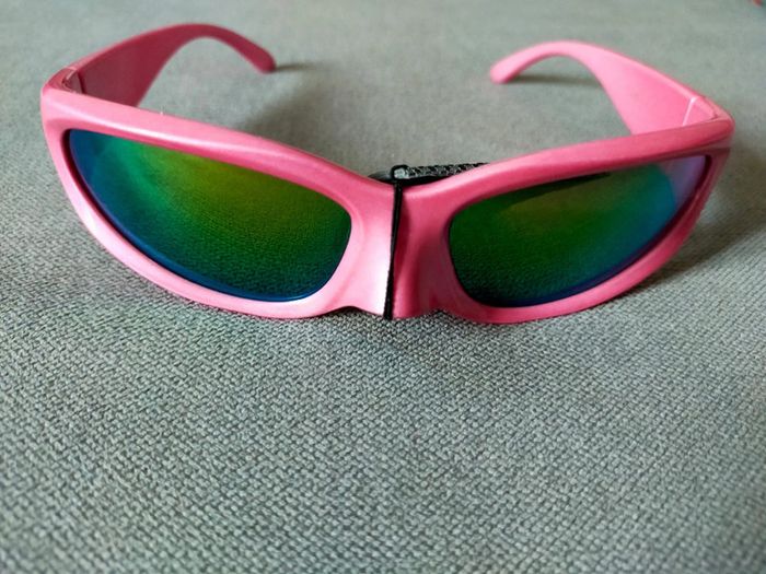 Lunettes de soleil rose effet miroir – UV400 catégorie 3 – mixte - photo numéro 2