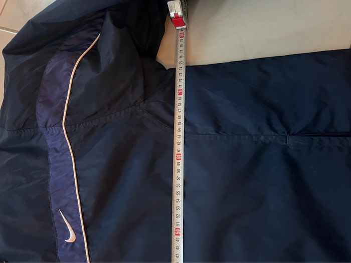Magnifique manteau / veste Nike vintage taille XL couleur bleu marine - photo numéro 13