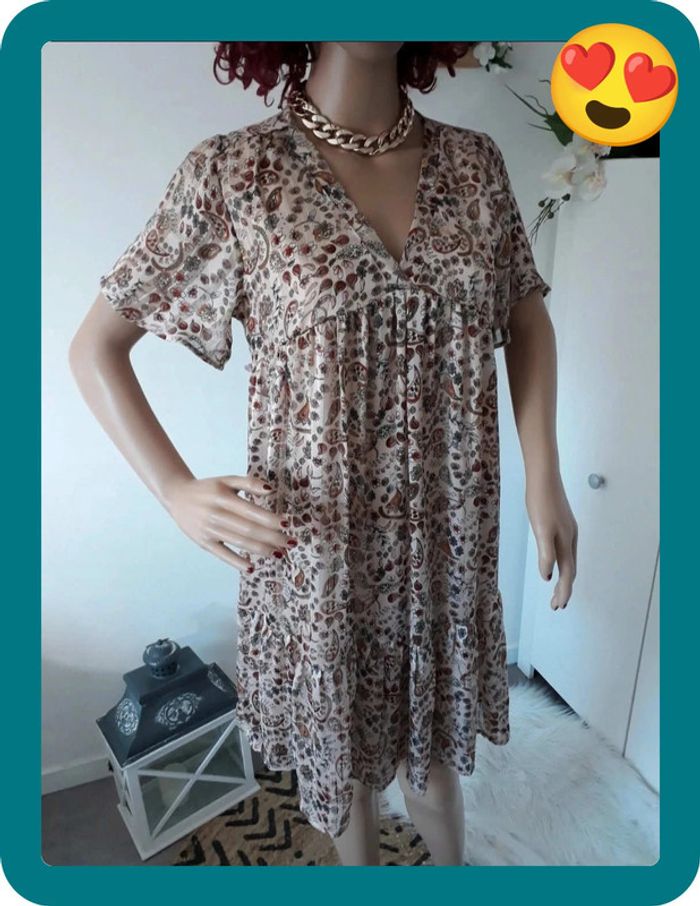 Robe d'été Comme Neuf Taille M💝🌿 - photo numéro 3