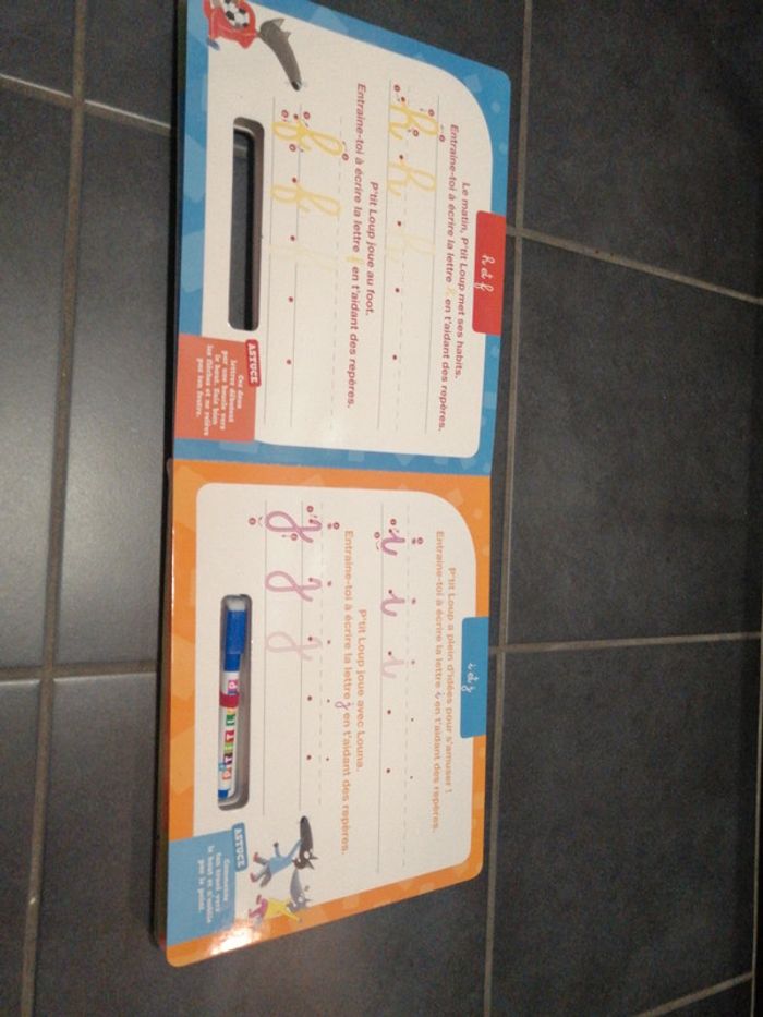 Livre p'tit loup je trace les lettres minuscules - photo numéro 2