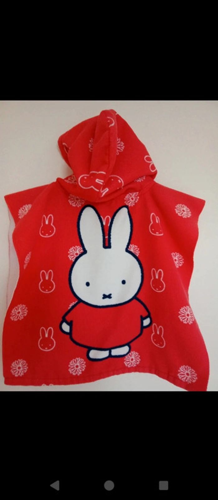 Cape de bain ou de piscine.  Miffy - photo numéro 3
