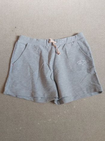 Short matière jogging gris clair 14 ans - Okaïdi