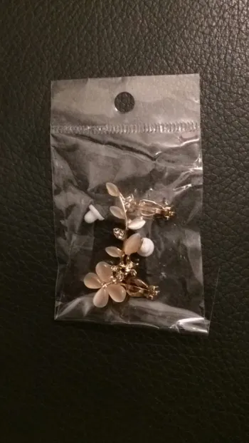 Broche/boucle d’oreille à pince neuve