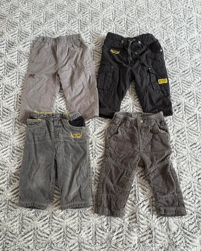 Lot de 9 pantalons 9 mois - photo numéro 2