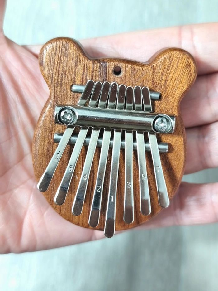 Jeu Kalimba en bois 8 touches - photo numéro 4