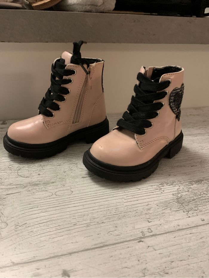 Bottines rose