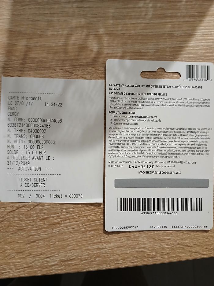 Carte cadeau xbox - photo numéro 2