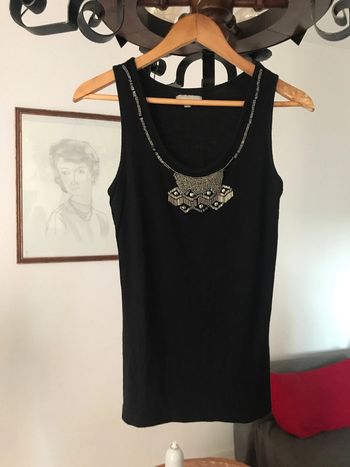 Débardeur noire d’été femme
