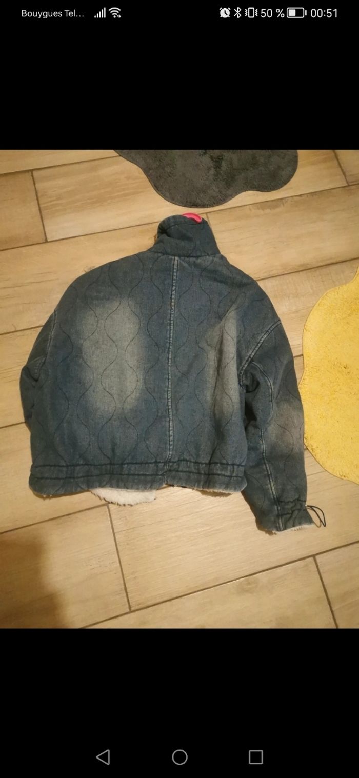 Veste en jean molletonne - photo numéro 2