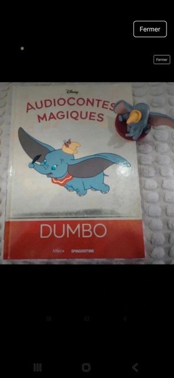 5ēme audioconte altaya deagostini livre&figurine disney audio compte comte magique magic