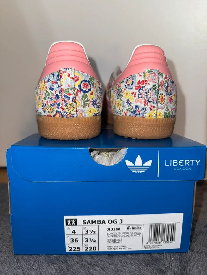 Adidas Samba OG GS Liberty London fleurs / floral print - photo numéro 4