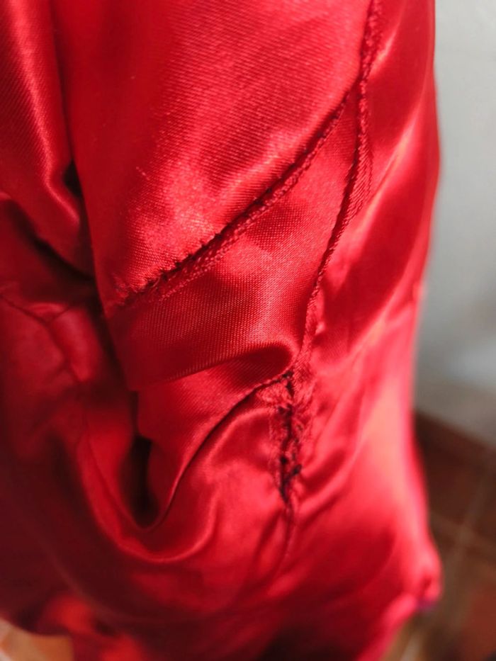Blouson en cuir rouge - photo numéro 9
